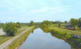 Erie Canal at Village in Rome- NY